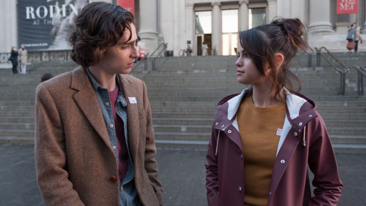 Escena de 'Un día lluvioso en Nueva York'