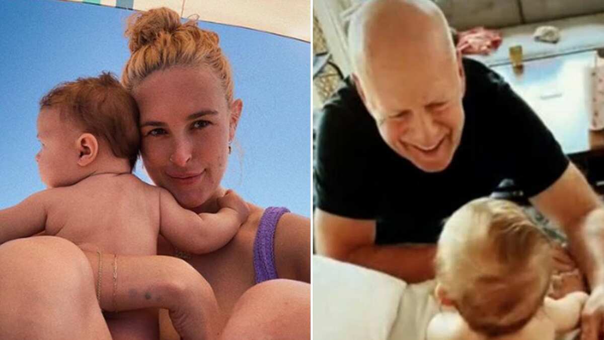 Bruce Willis y Demi Moore nieta