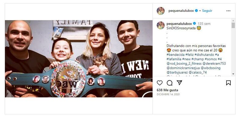 Lourdes Juárez se ha consolidado como boxeadora a base de su esfuerzo y trabajo duro