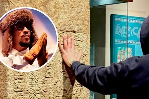 INAH le llamó la atención a Bad Bunny durante su visita al Museo de Antropología
