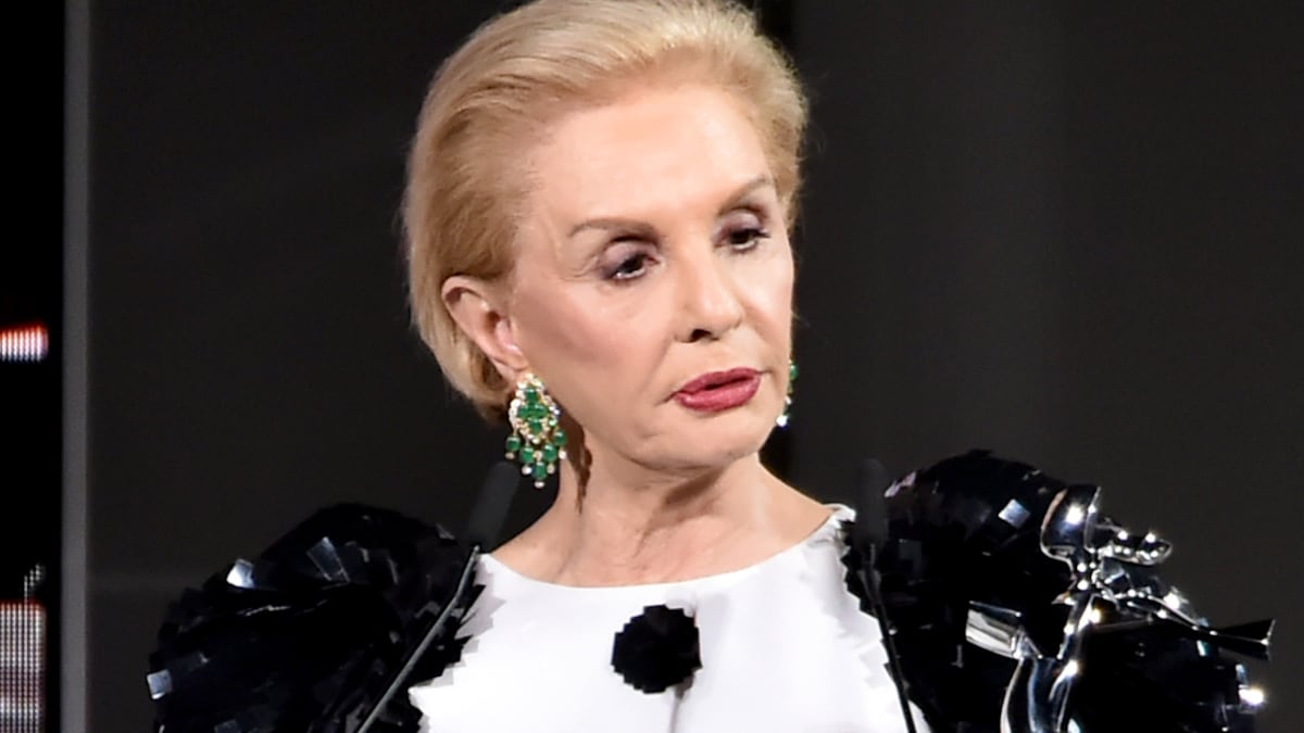La famosa diseñadora venezolana Carolina Herrera tiene la clave para lucir lentejuelas de forma elegante.