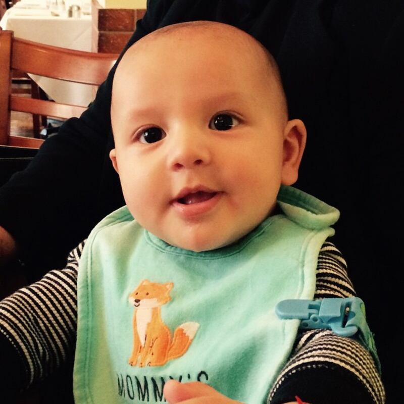 Daniel Padrón a sus seis meses