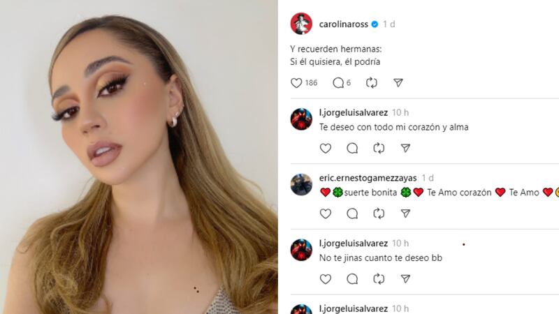 Carolina Ross le habría enviado una dura indirecta a  Ángela Aguilar tras conocer que su amigo Nodal la dejó de seguir en redes tras iniciar su polémico noviazgo.