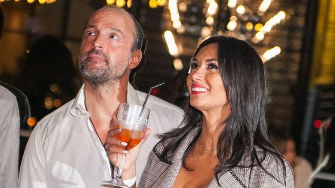 Fernando Téllez y su expareja, Pamela Díaz