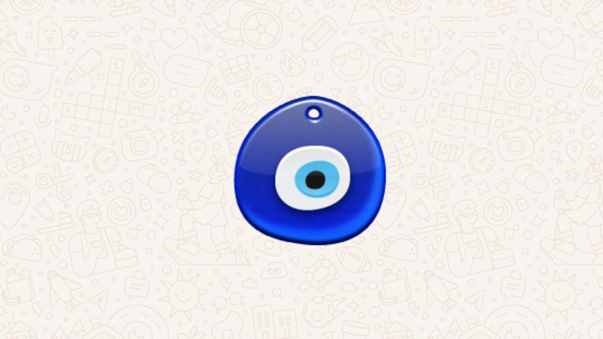 Qué significa el emoji azul como un ojo