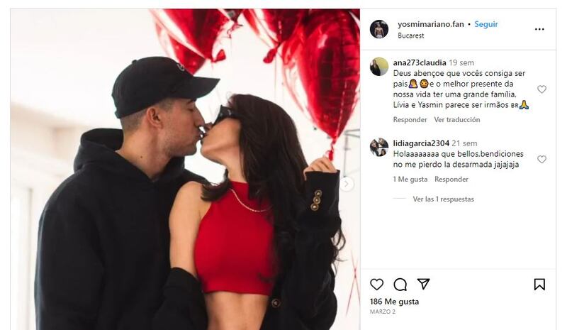 Livia Brito y Mariano Martínez se conocieron entrenando juntos