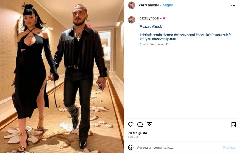Christian Nodal y Cazzu