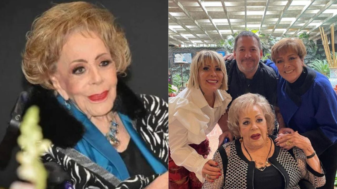 Silvia Pinal y sus hijos