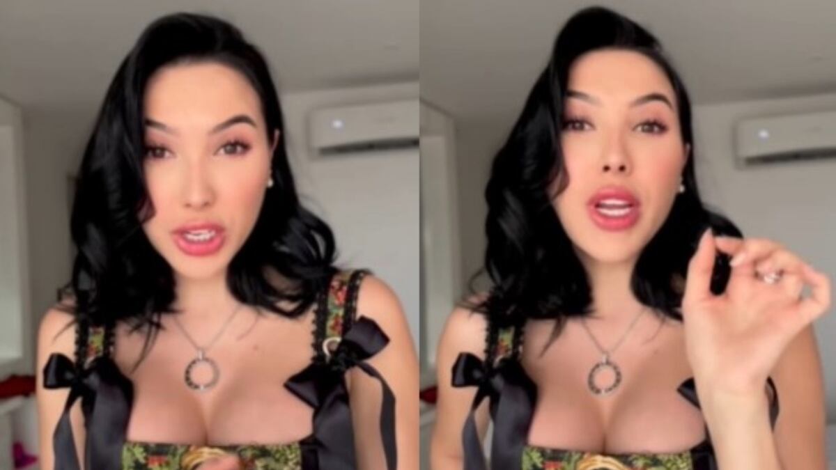 Foto de la curiosa reacción de Aida Victoria Merlano a triunfo judicial .