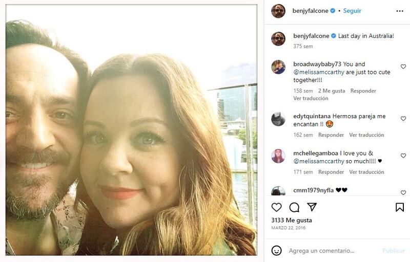 Melissa McCarthy y Ben Falcone se conocieron en los años 90