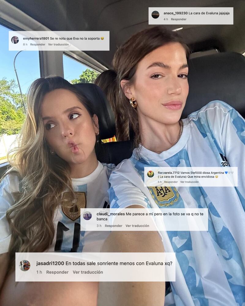 Evaluna y su cuñada Stefi Roitman