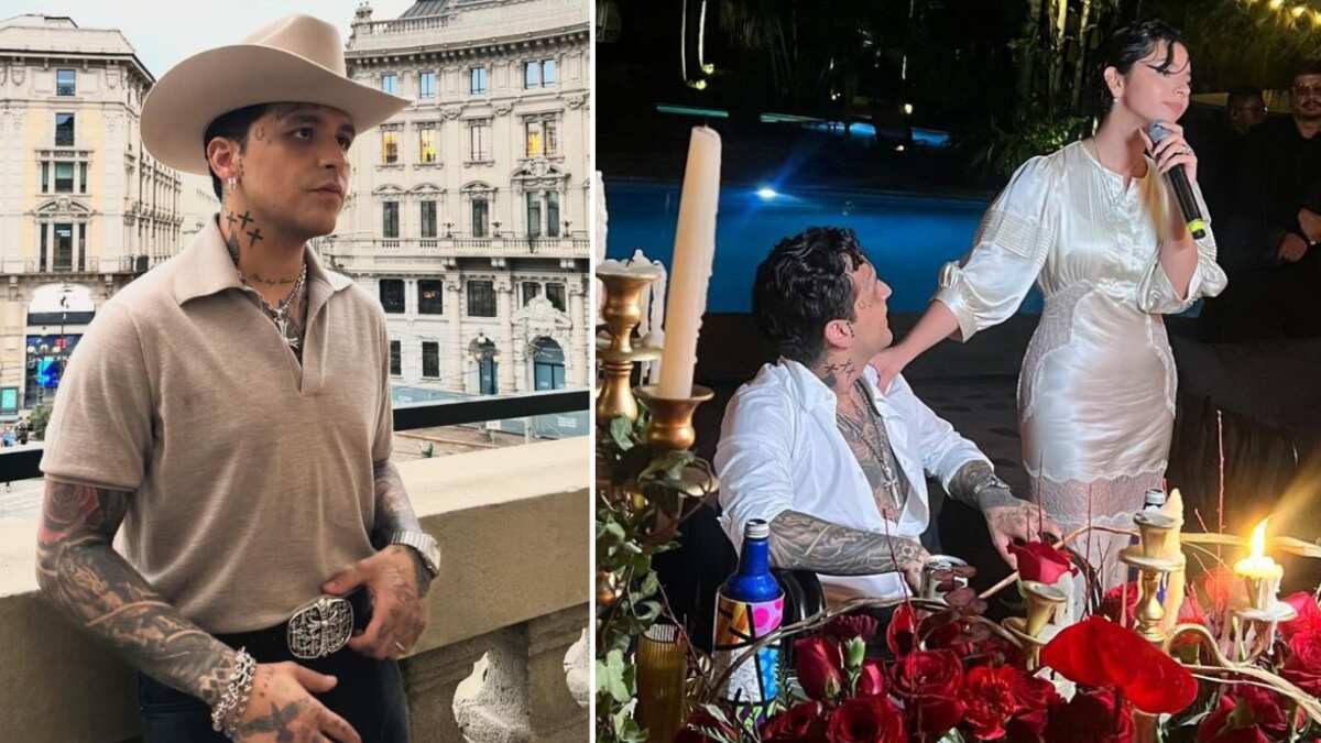 Christian Nodal y Ángela Aguilar