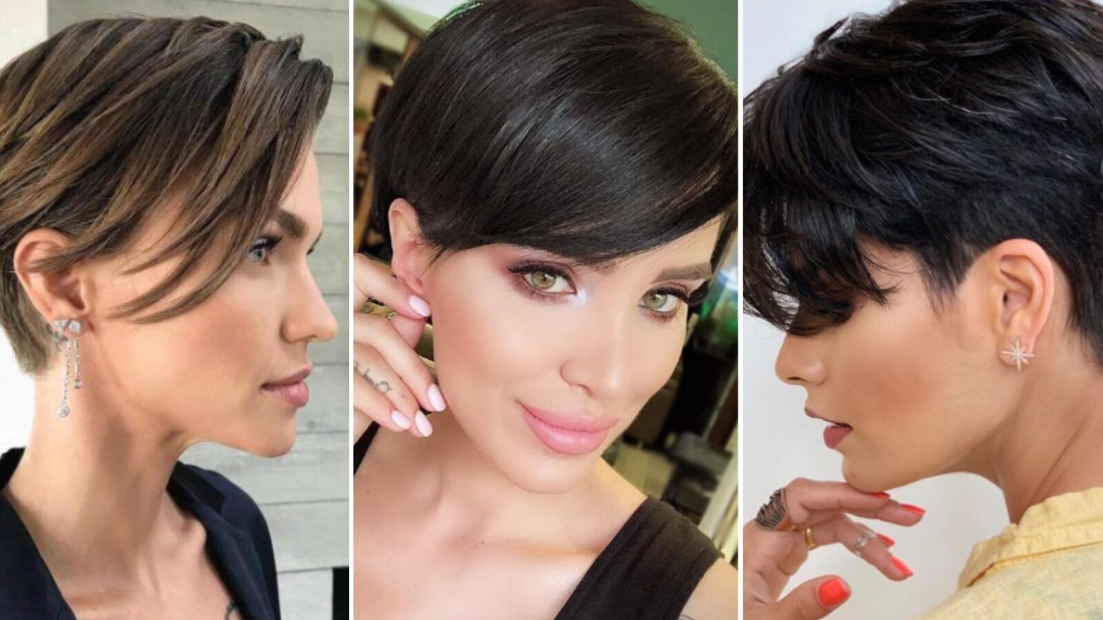 Cortes de cabello garçon asimétrico