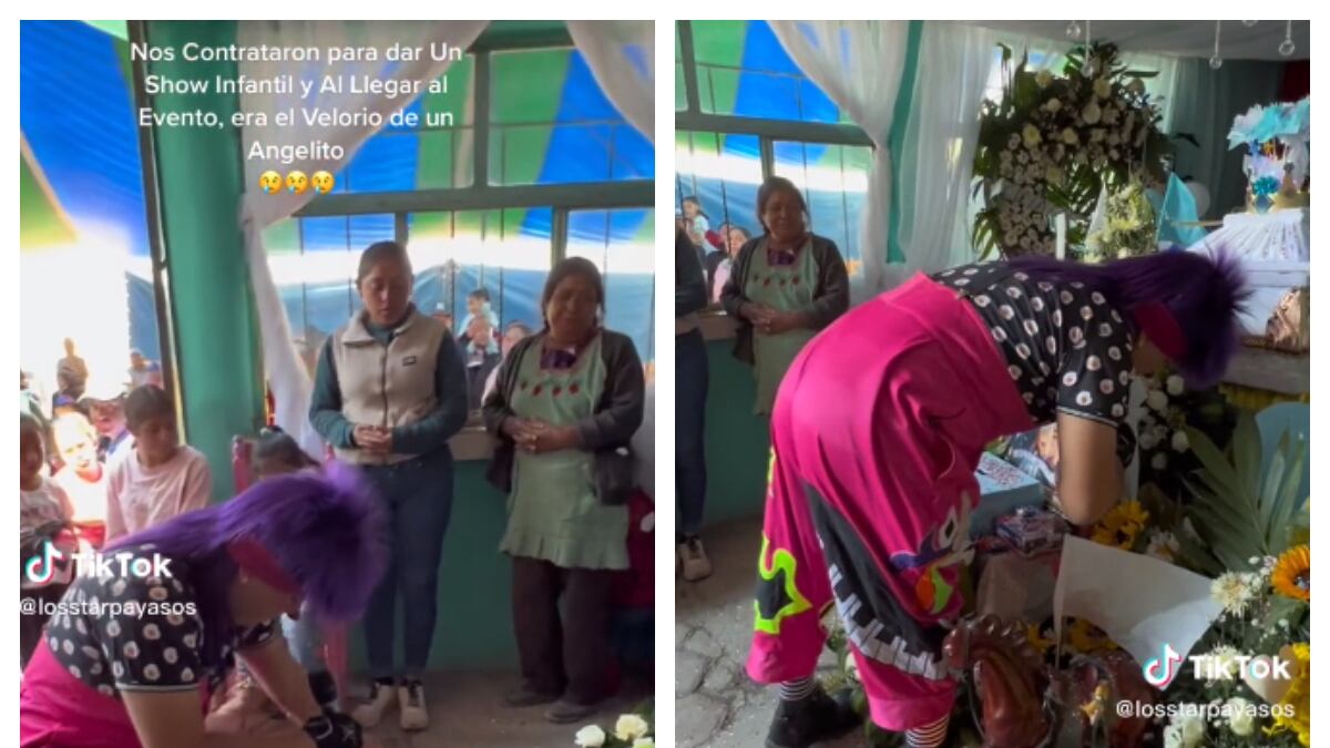 Los Star Payasos asistieron a un funeral