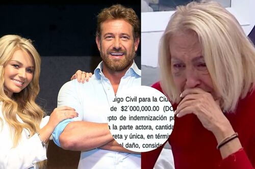 Ordenan a Laura Bozzo pagarle 2 MDP a Irina Baeva y Gabriel Soto por daño moral