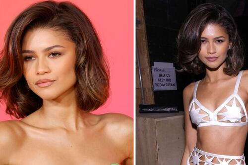 Contén la respiración con el atrevido look de Zendaya en un escote de cremallera en el desfile de Louis Vuitton