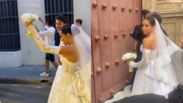 Boda de ensueño de Silvy Araújo y Felipe Pino en Cartagena.