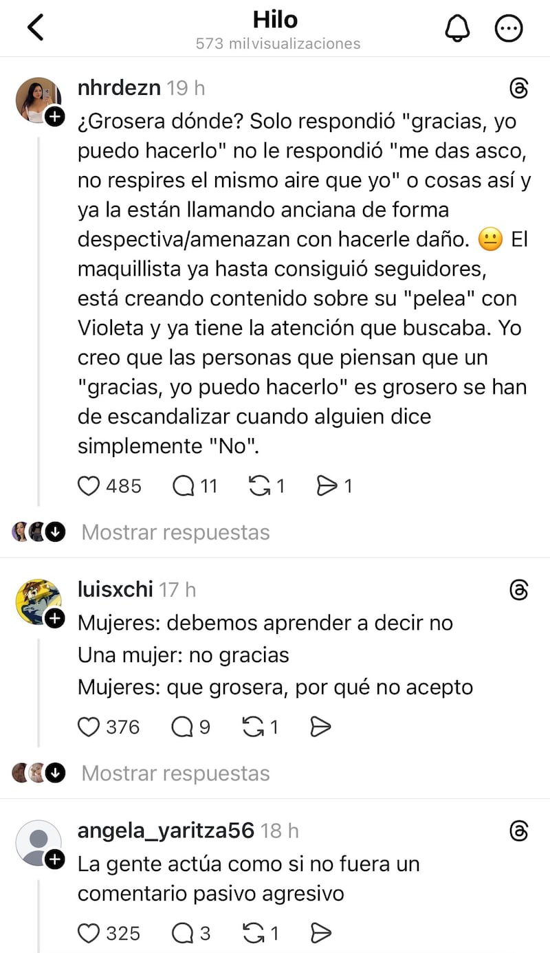 El debate que abrió la respuesta de Violeta Isfel