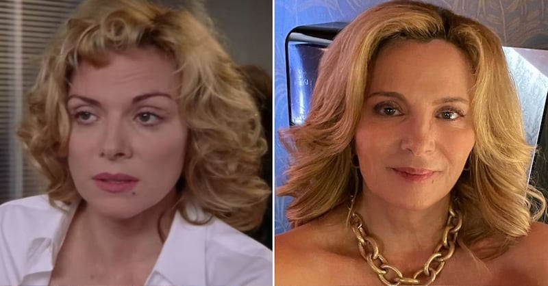 Kim Cattrall al inicio de 'Sex and the City' y en la actualidad