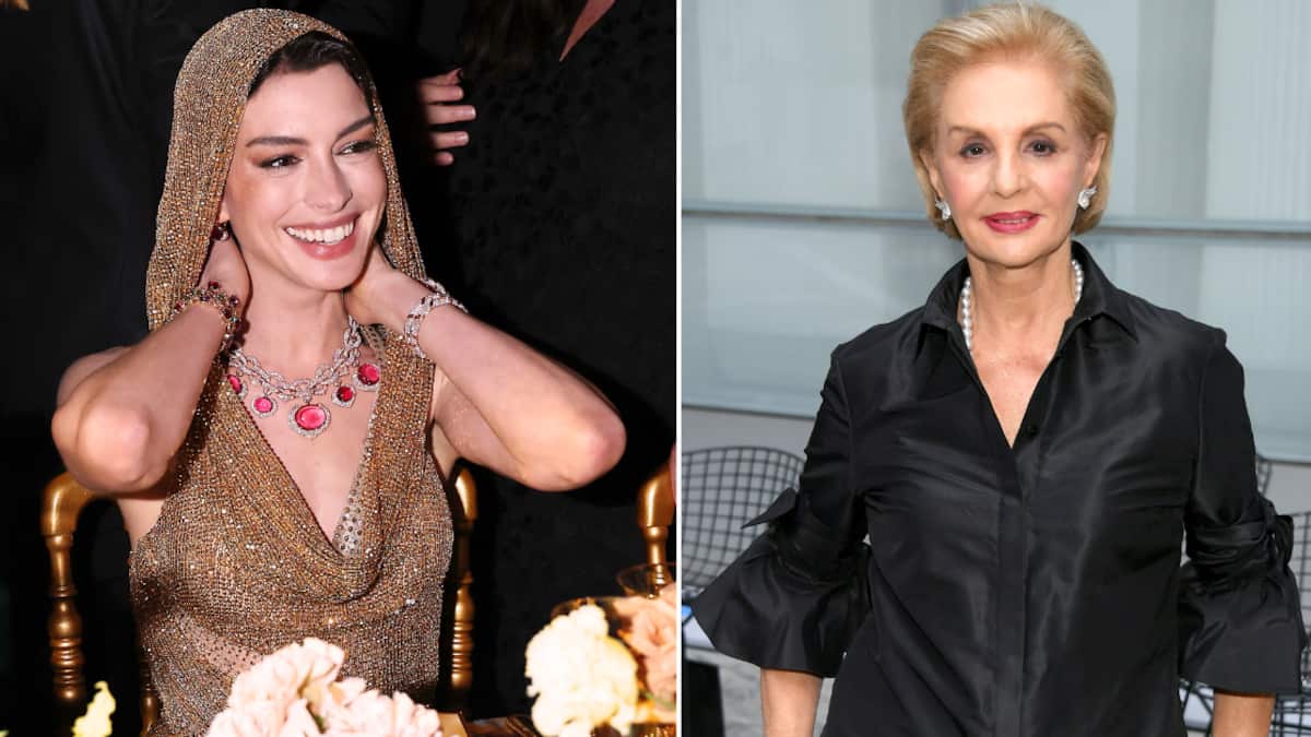 Anne Hathaway brilló en la gala de los premios CFDA 2023 con dos looks distintos.