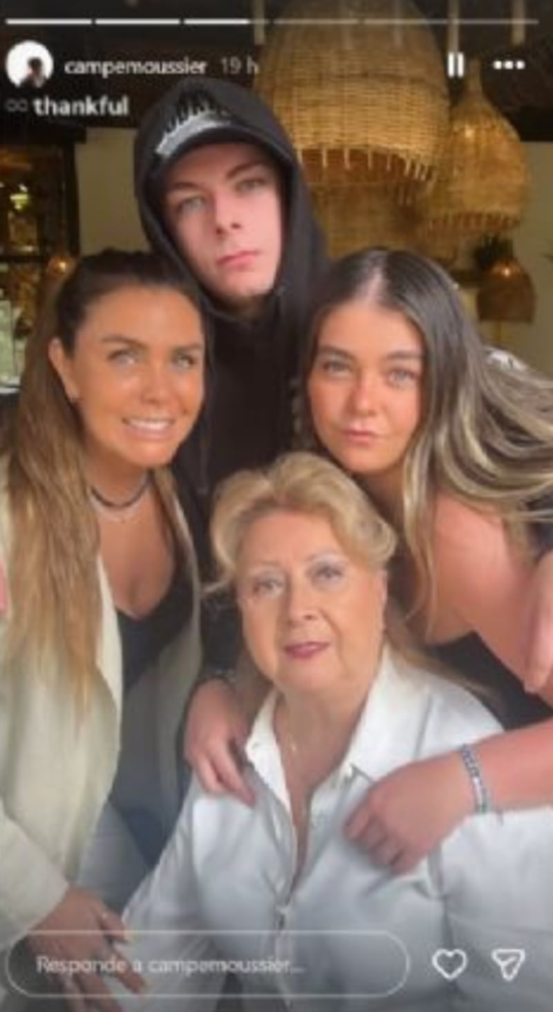 Hija de Sabine Moussier compartió fotos de la actriz