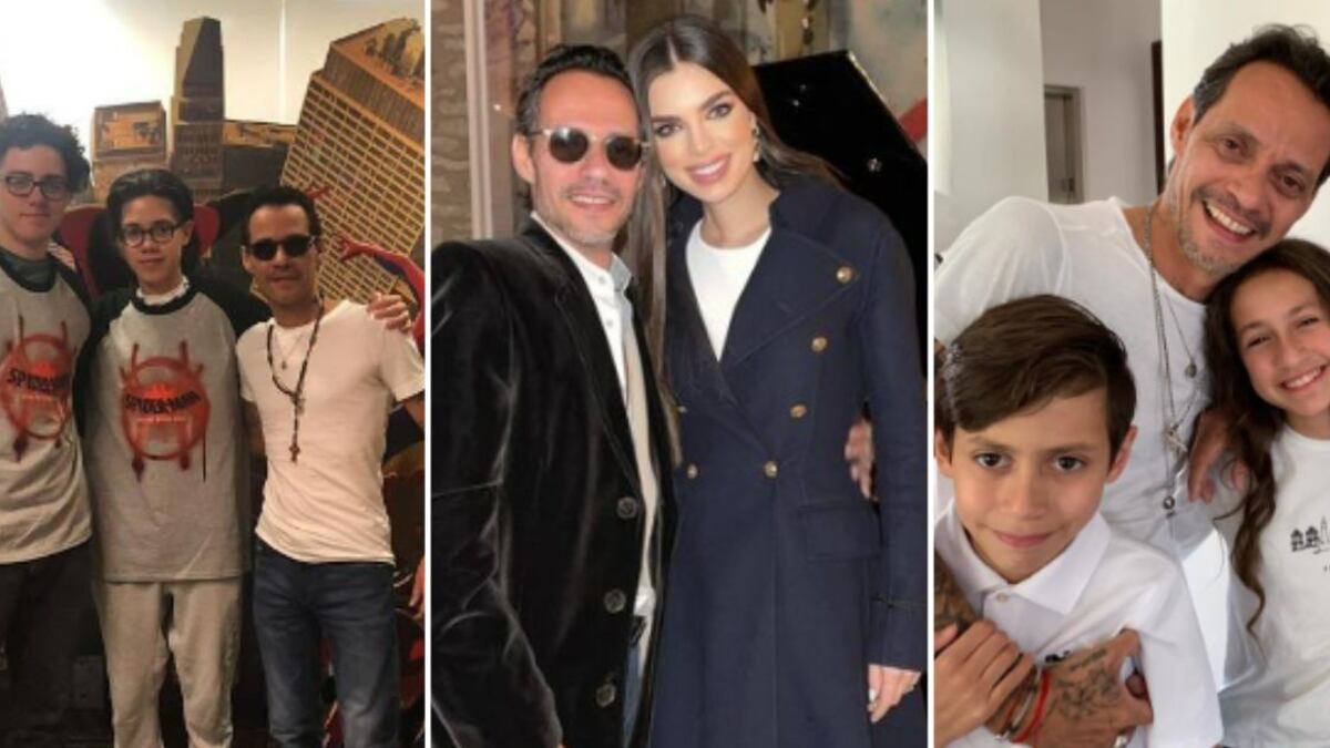 Los grandes ausentes a la boda de Marc Anthony y Nadia Ferreira fueron los mellizos Emme y Max