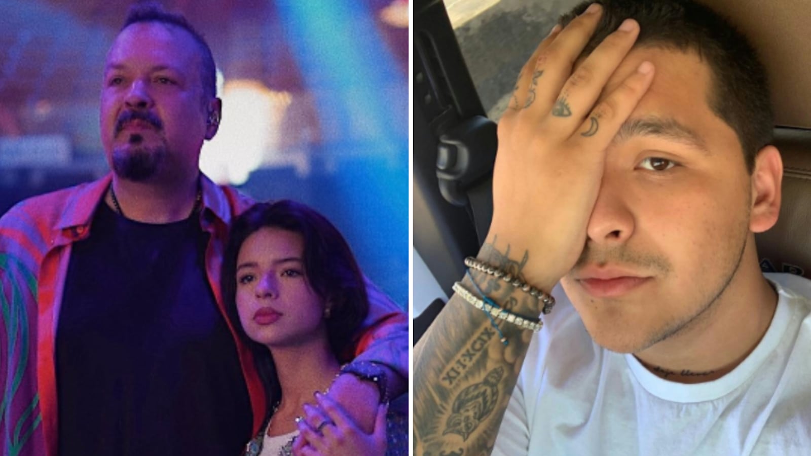 Pepe Aguilar, Ángela Aguilar y Nodal