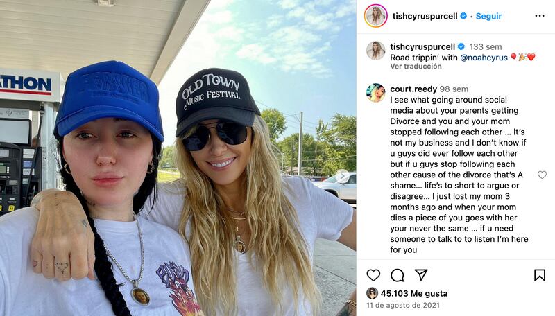 Noah Cyrus y Tish Cyrus