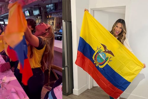 “Esto es Ecuador carajo”: así fue el festejo de Alejandra Jaramillo apoyando a la Tri ecuatoriana