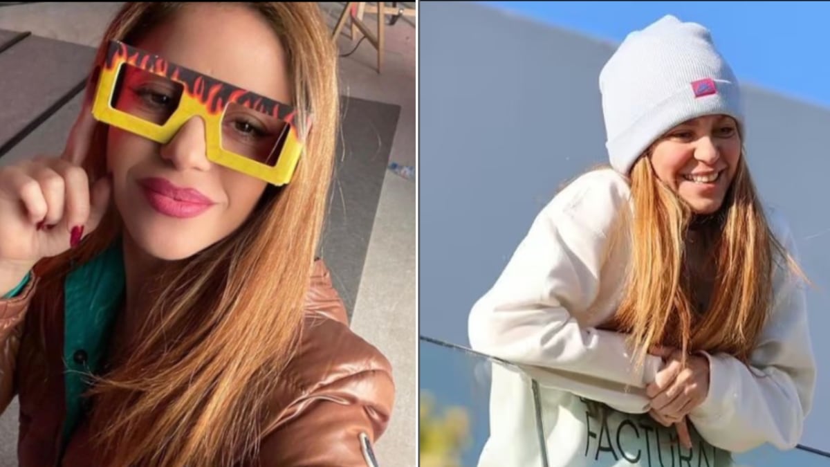 Shakira es acompañada en todo momento por su hermano Tonino.