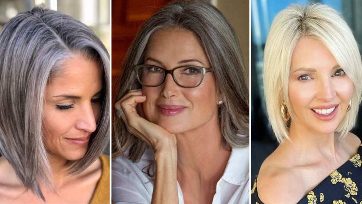 Cortes de cabello bob para mujeres de 50 años