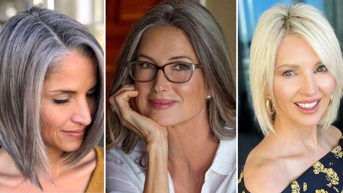 Cortes de cabello bob para mujeres de 50 años