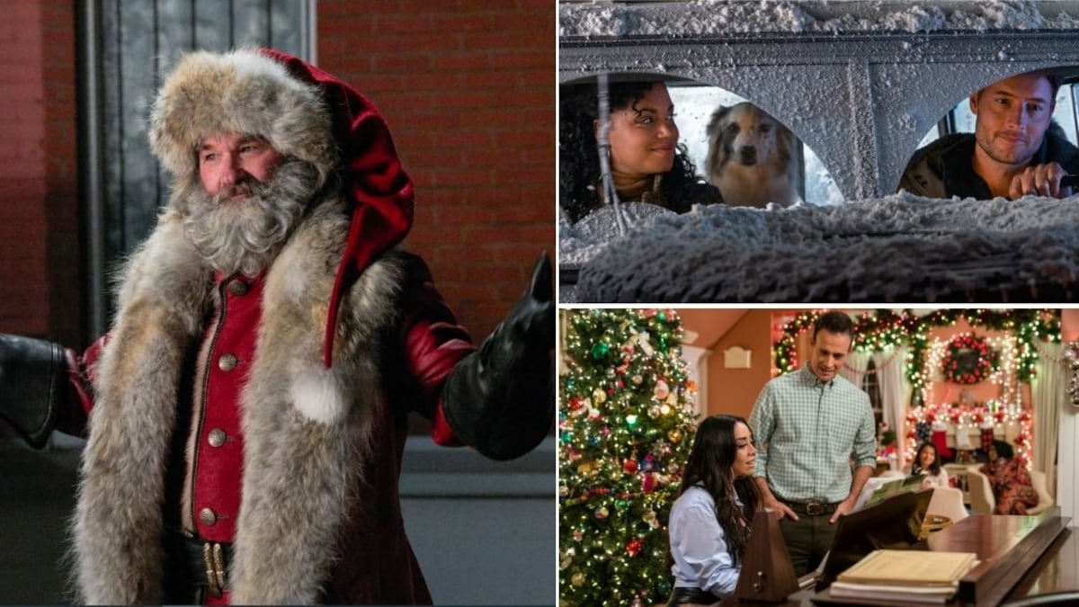 Escenas de las películas Las crónicas de Navidad, El diario de Noel y Navidad Contigo