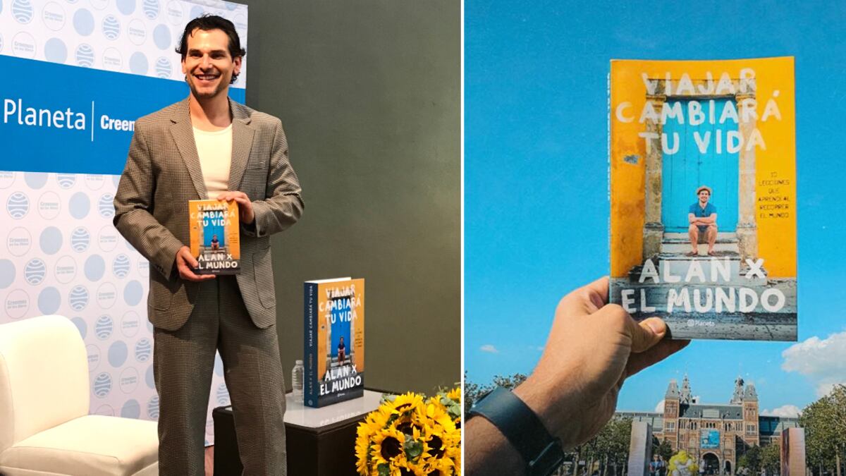 Alan Estrada presenta su nuevo libro 'Viajar Cambiará tu Vida'