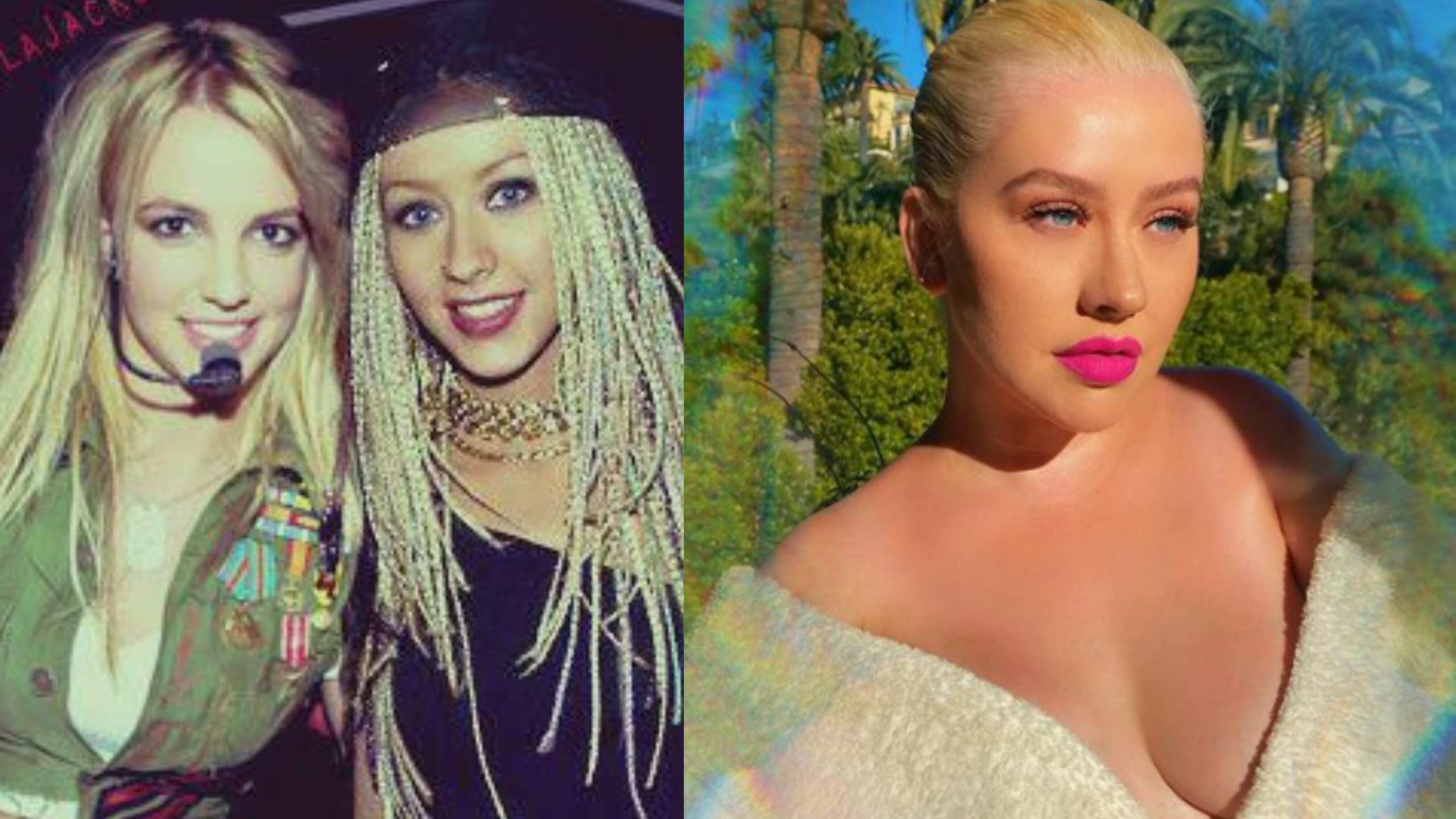 Britney Spears llamó "gorda" a Christina Aguilera