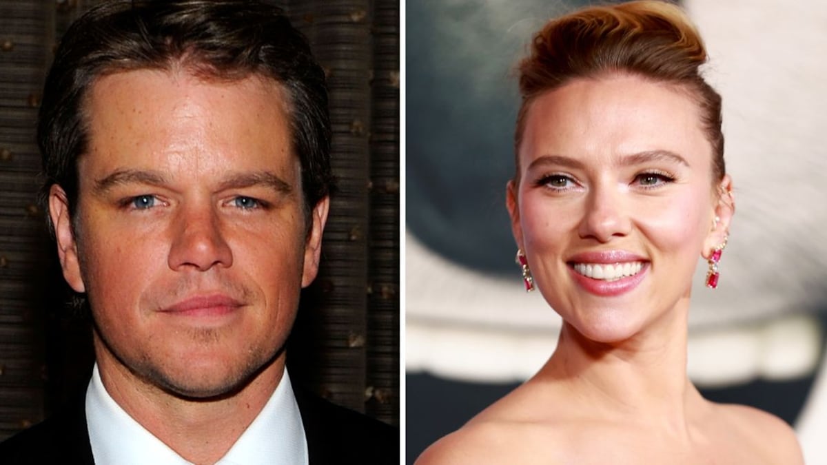 Scarlett Johansson y Matt Damon película