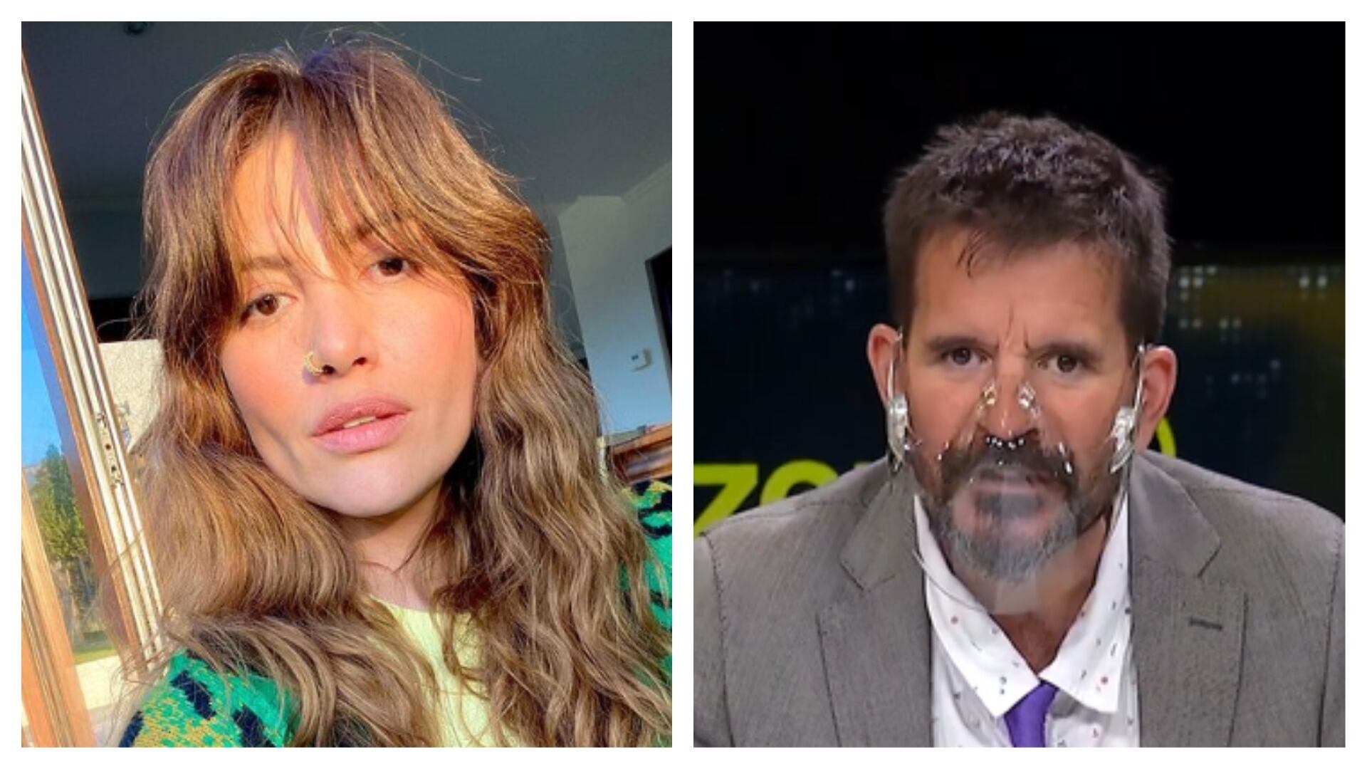 Karen Bejarano y Vasco Moulian