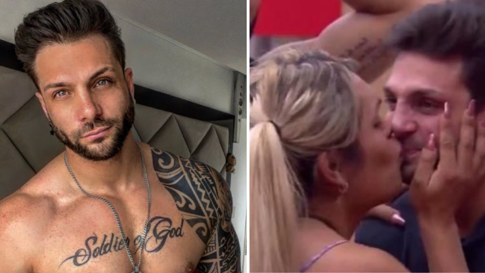 Nicola Porcella y Wendy Guevara