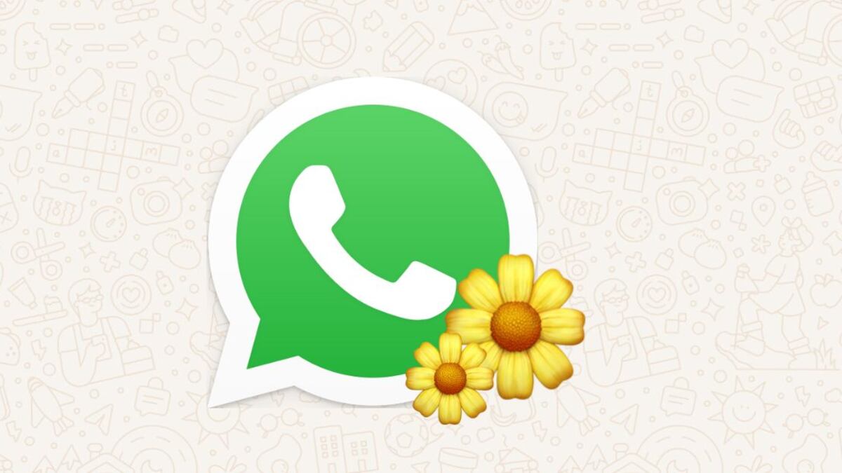 La tradición de regalar flores amarillas también se puede celebrar con un modo en WhatsApp