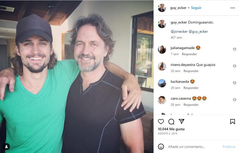 Jon-Michael y Guy mantienen una buena relación de padre e hijo