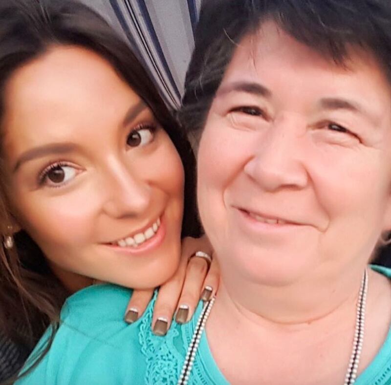 Kel Calderón y Nancy Huenupe
