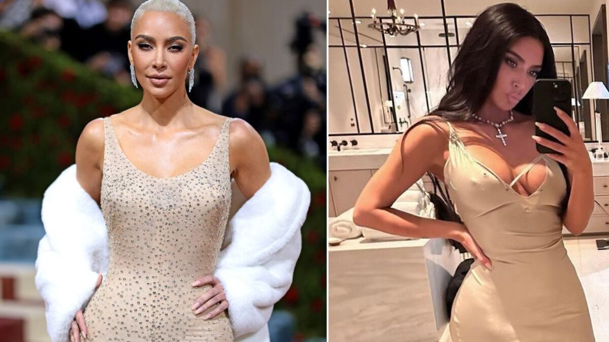 Desde el año pasado Kim Kardashian ya adoptó una peculiar tradición con los vestidos que usa en la MET Gala ¿Cuál es?