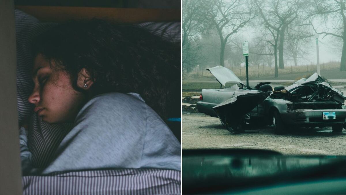 Los sueños de accidentes se vinculan a las emociones negativas