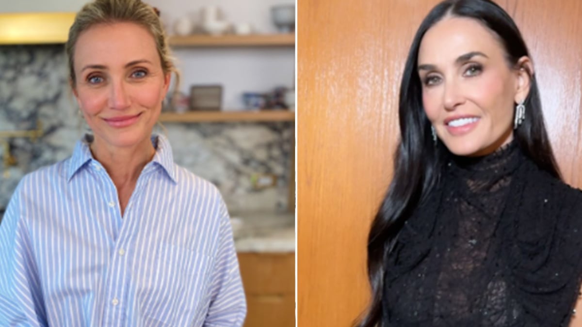 Cameron Díaz y Demi Moore looks