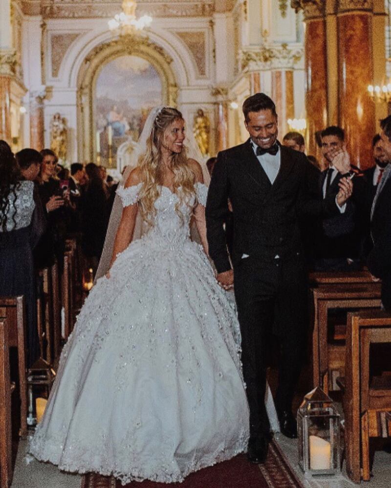 Coté López y Luis Jiménez celebraron 15 años de matrimonio