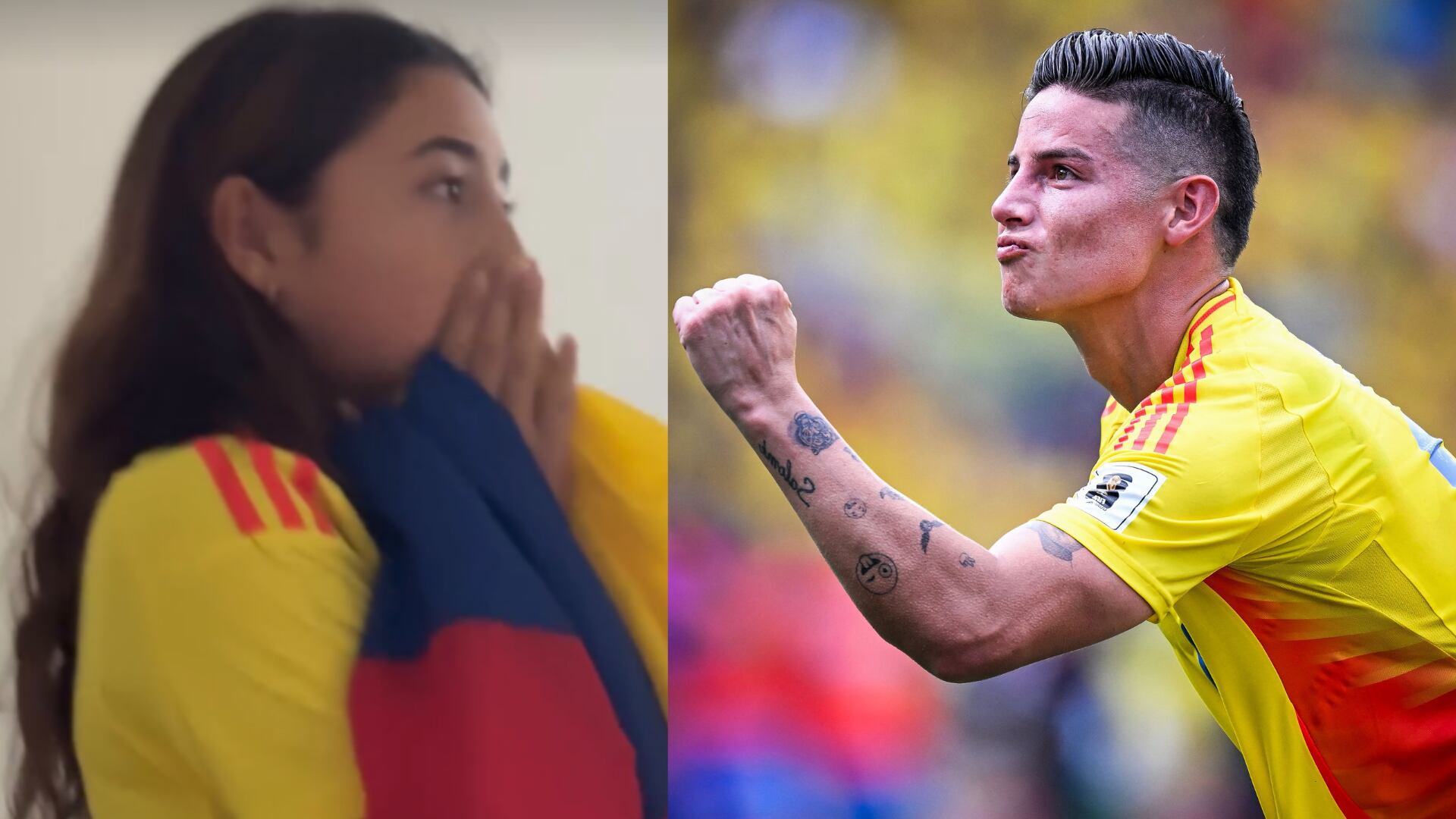 Salomé, hija de James Rodríguez, celebró hasta las lágrimas el gol de su ‘papito’ a los argentinos