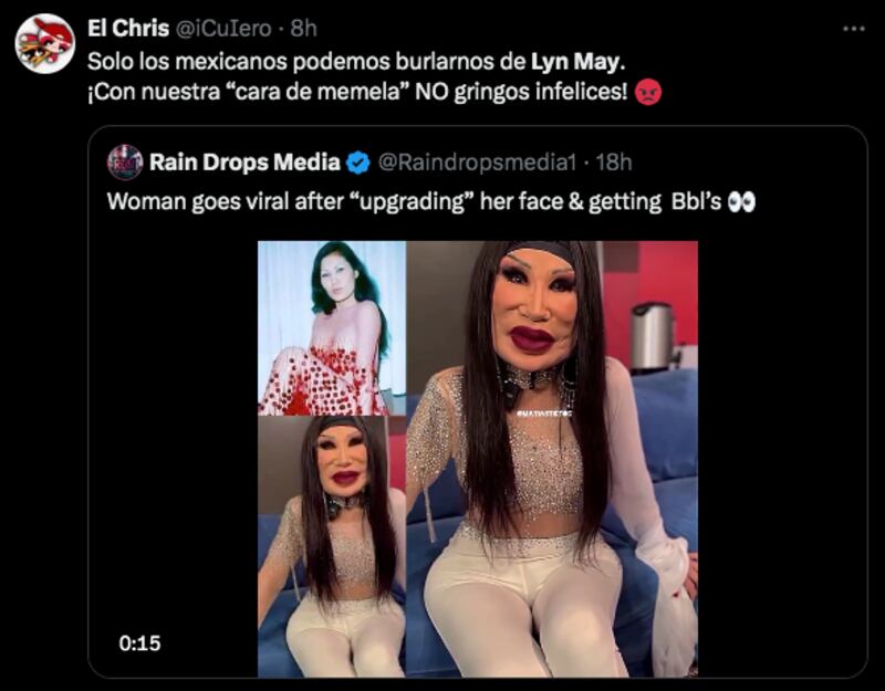 Mexicanos defendiendo a Lyn may