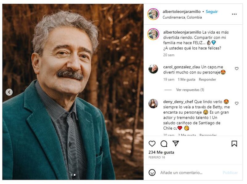 Alberto León Jaramillo  en la actualidad