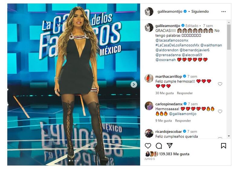 Galiela Montijo ha fascinado con su estilo en 'La casa de los famosos México'