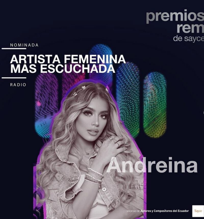 Andreina Bravo. Foto: captura Instagram.